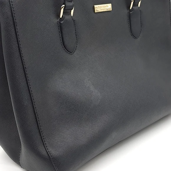 Kate Spade New York Black Leighann Laurel Way Lane Satchel Shoulder Bag Handbag - Picture 16 of 16